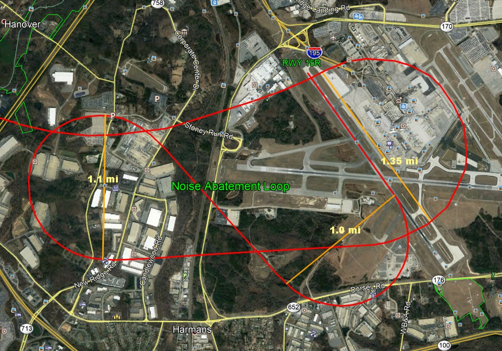 1.0 mi turn dimeter would allow turn speed of 175 mph at 37.5 degree bank angle.